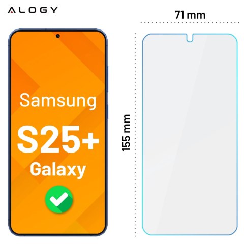 Alogy 3x Szkło hartowane na ekran + szkło na obiektyw do Samsung Galaxy S25 Plus ochronne szkiełko na ekran i aparat 9H Alogy GlassGua Alogy 3x Szkło hartowane na ekran + szkło na obiektyw do Samsung Galaxy S25 Plus ochronne szkiełko na ekran i aparat 9H Alogy GlassGua