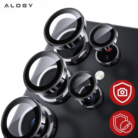 Alogy 3x Szkło hartowane na ekran + szkło na obiektyw do Samsung Galaxy S25 Ultra ochronne szkiełko na ekran i aparat 9H Alogy GlassGu Alogy 3x Szkło hartowane na ekran + szkło na obiektyw do Samsung Galaxy S25 Ultra ochronne szkiełko na ekran i aparat 9H Alogy GlassGu