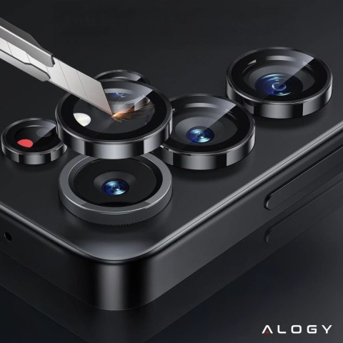 Alogy 3x Szkło hartowane na ekran + szkło na obiektyw do Samsung Galaxy S25 Ultra ochronne szkiełko na ekran i aparat 9H Alogy GlassGu Alogy 3x Szkło hartowane na ekran + szkło na obiektyw do Samsung Galaxy S25 Ultra ochronne szkiełko na ekran i aparat 9H Alogy GlassGu