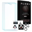 Alogy 3x Szkło hartowane na ekran + szkło na obiektyw do Samsung Galaxy S25 Ultra ochronne szkiełko na ekran i aparat 9H Alogy GlassGu