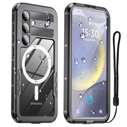 Alogy Etui Wodoodporne Alogy HydroArmor™ IP68 Case z przezroczystym tyłem Pancerna obudowa 360 do MagSafe do Samsung Galaxy S24+ Plus Alogy Etui Wodoodporne Alogy HydroArmor™ IP68 Case z przezroczystym tyłem Pancerna obudowa 360 do MagSafe do Samsung Galaxy S24+ Plus