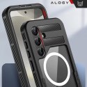 Alogy Etui Wodoodporne Alogy HydroArmor™ IP68 Case z przezroczystym tyłem Pancerna obudowa 360 do MagSafe do Samsung Galaxy S24+ Plus