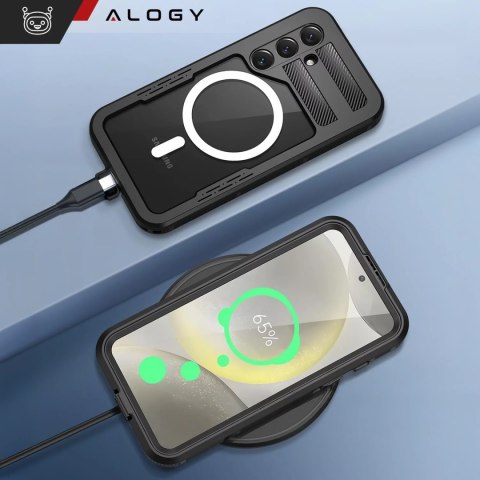 Alogy Etui Wodoodporne Alogy HydroArmor™ IP68 Case z przezroczystym tyłem Pancerna obudowa 360 do MagSafe do Samsung Galaxy S24+ Plus Alogy Etui Wodoodporne Alogy HydroArmor™ IP68 Case z przezroczystym tyłem Pancerna obudowa 360 do MagSafe do Samsung Galaxy S24+ Plus