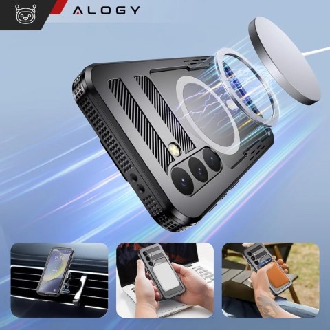 Alogy Etui Wodoodporne Alogy HydroArmor™ IP68 Case z przezroczystym tyłem Pancerna obudowa 360 do MagSafe do Samsung Galaxy S24+ Plus Alogy Etui Wodoodporne Alogy HydroArmor™ IP68 Case z przezroczystym tyłem Pancerna obudowa 360 do MagSafe do Samsung Galaxy S24+ Plus