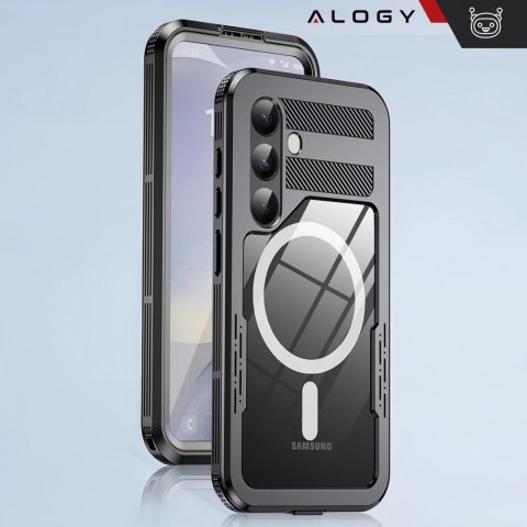 Alogy Etui Wodoodporne Alogy HydroArmor™ IP68 Case z przezroczystym tyłem Pancerna obudowa 360 do MagSafe do Samsung Galaxy S24+ Plus Alogy Etui Wodoodporne Alogy HydroArmor™ IP68 Case z przezroczystym tyłem Pancerna obudowa 360 do MagSafe do Samsung Galaxy S24+ Plus