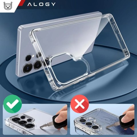 Alogy Etui do Samsung Galaxy S25 Ultra obudowa ochronna na telefon Alogy HybridShield™️ Case Przezroczyste Alogy Etui do Samsung Galaxy S25 Ultra obudowa ochronna na telefon Alogy HybridShield™️ Case Przezroczyste