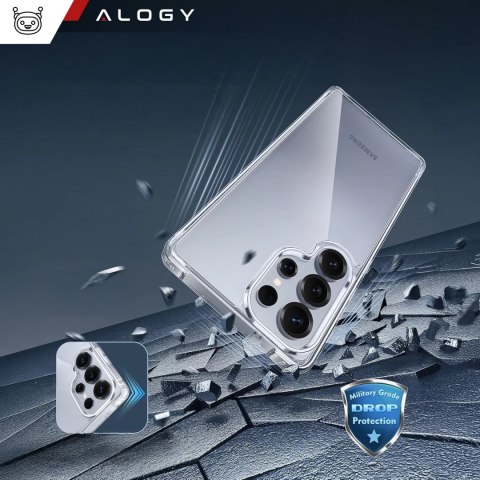 Alogy Etui do Samsung Galaxy S25 Ultra obudowa ochronna na telefon Alogy HybridShield™️ Case Przezroczyste Alogy Etui do Samsung Galaxy S25 Ultra obudowa ochronna na telefon Alogy HybridShield™️ Case Przezroczyste