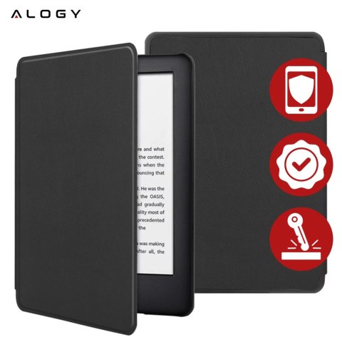Alogy Etui ochronne na czytnik E-Book Alogy ProBook Cover obudowa do Kindle 11 / 12 2022 / 2024 (6") Czarne Alogy Etui ochronne na czytnik E-Book Alogy ProBook Cover obudowa do Kindle 11 / 12 2022 / 2024 (6") Czarne