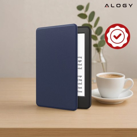 Alogy Etui ochronne na czytnik E-Book Alogy ProBook Cover obudowa do Kindle 11 / 12 2022 / 2024 (6") Granatowe Alogy Etui ochronne na czytnik E-Book Alogy ProBook Cover obudowa do Kindle 11 / 12 2022 / 2024 (6") Granatowe