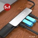 Alogy Hub 5w1 USB-C do USB-C PD100W, USB-C, USB.A 2.0, USB.A 3.0, HDMI 4K 30Hz / 1080p 60Hz - Alogy MultiHub™ Do Notebooka Laptopa