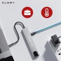 Alogy Hub 8w1 USB-C do 2xA+2xC+HDMI+SD+Micro+LAN 100mb - Alogy MultiHub™ Do Notebooka Laptopa