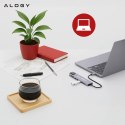 Alogy Hub 8w1 USB-C do 2xA+2xC+HDMI+SD+Micro+LAN 100mb - Alogy MultiHub™ Do Notebooka Laptopa