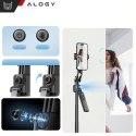 Alogy Kijek Selfie Stick Quadrapod Alogy TrackPod 2w1 z uchwytem na telefon i mocowaniem 1/4 Funkcja śledzenia twarzy kompatybilny z 