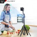 Alogy Kijek Selfie Stick Quadrapod Alogy TrackPod 2w1 z uchwytem na telefon i mocowaniem 1/4 Funkcja śledzenia twarzy kompatybilny z 