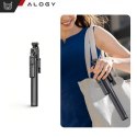 Alogy Kijek Selfie Stick Quadrapod Alogy TrackPod 2w1 z uchwytem na telefon i mocowaniem 1/4 Funkcja śledzenia twarzy kompatybilny z 