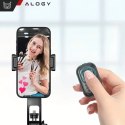 Alogy Kijek Selfie Stick Quadrapod Alogy TrackPod 2w1 z uchwytem na telefon i mocowaniem 1/4 Funkcja śledzenia twarzy kompatybilny z 