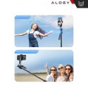 Alogy Kijek Selfie Stick Quadrapod Alogy TrackPod 2w1 z uchwytem na telefon i mocowaniem 1/4 Funkcja śledzenia twarzy kompatybilny z 
