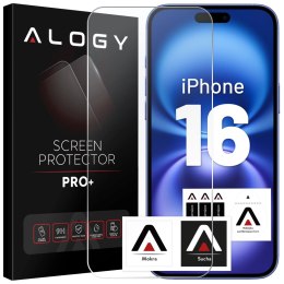 Alogy Szkło hartowane Prywatyzujące do Apple iPhone 16 Pro Max ochronne szkiełko na ekran 9H Alogy Privacy EasyShield™️ z ramką montaż