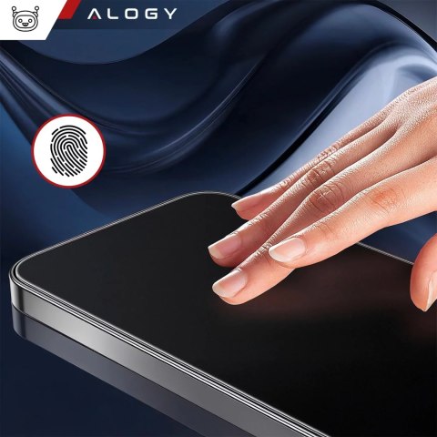 Alogy Szkło hartowane Prywatyzujące do Apple iPhone 16 Pro Max ochronne szkiełko na ekran 9H Alogy Privacy EasyShield™️ z ramką montaż Alogy Szkło hartowane Prywatyzujące do Apple iPhone 16 Pro Max ochronne szkiełko na ekran 9H Alogy Privacy EasyShield™️ z ramką montaż