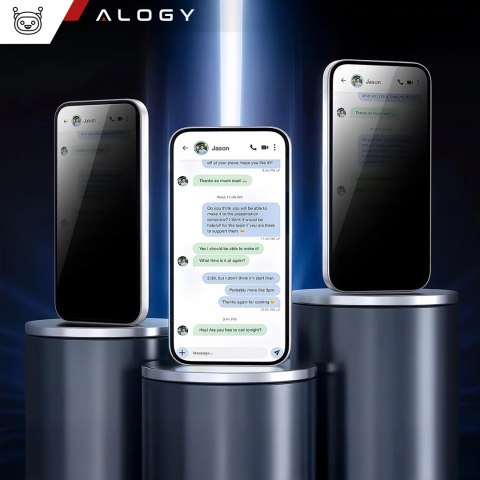 Alogy Szkło hartowane Prywatyzujące do Apple iPhone 16 ochronne szkiełko na ekran 9H Alogy Privacy EasyShield™️ z ramką montażową Alogy Szkło hartowane Prywatyzujące do Apple iPhone 16 ochronne szkiełko na ekran 9H Alogy Privacy EasyShield™️ z ramką montażową