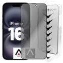 Alogy Szkło hartowane Prywatyzujące do Apple iPhone 16 ochronne szkiełko na ekran 9H Alogy Privacy EasyShield™️ z ramką montażową