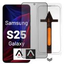 Alogy Szkło hartowane Prywatyzujące do Samsung Galaxy S25 ochronne szkiełko na ekran 9H Alogy Privacy EasyShield™️ z ramką montażową