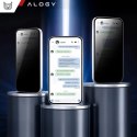 Alogy Szkło hartowane Prywatyzujące do Samsung Galaxy S25 ochronne szkiełko na ekran 9H Alogy Privacy EasyShield™️ z ramką montażową