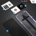 Alogy Szkło hartowane Prywatyzujące do Samsung Galaxy S25 ochronne szkiełko na ekran 9H Alogy Privacy EasyShield™️ z ramką montażową