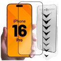 Alogy Szkło hartowane do Apple iPhone 16 Pro ochronne szkiełko na ekran 9H Alogy EasyShield™️ z ramką montażową