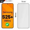 Alogy Szkło hartowane do Samsung Galaxy S25 Plus ochronne szkiełko na ekran 9H Alogy EasyShield™️ z ramką montażową