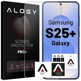 Alogy Szkło hartowane do Samsung Galaxy S25+ Plus ochronne szkiełko na ekran 9H Alogy Heavy Pro+™️