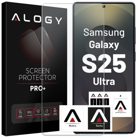 Alogy Szkło hartowane do Samsung Galaxy S25 Ultra ochronne szkiełko na ekran 9H Alogy Heavy Pro+™️ Alogy Szkło hartowane do Samsung Galaxy S25 Ultra ochronne szkiełko na ekran 9H Alogy Heavy Pro+™️