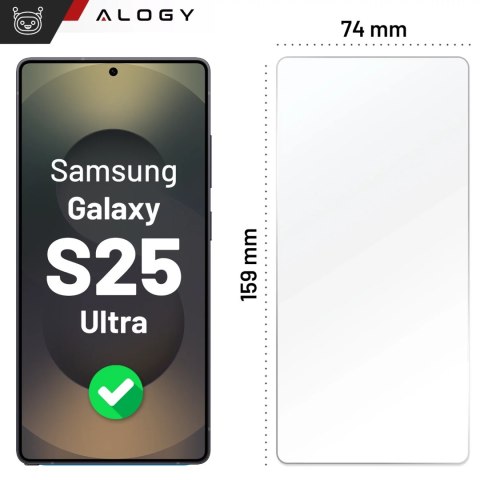 Alogy Szkło hartowane do Samsung Galaxy S25 Ultra ochronne szkiełko na ekran 9H Alogy Heavy Pro+™️ Alogy Szkło hartowane do Samsung Galaxy S25 Ultra ochronne szkiełko na ekran 9H Alogy Heavy Pro+™️