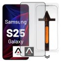 Alogy Szkło hartowane do Samsung Galaxy S25 ochronne szkiełko na ekran 9H Alogy EasyShield™️ z ramką montażową