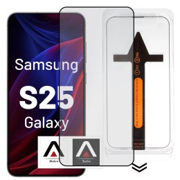 Alogy Szkło hartowane do Samsung Galaxy S25 ochronne szkiełko na ekran 9H Alogy EasyShield™️ z ramką montażową
