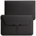 Alogy Torba na laptopa Alogy FlexCase Pro wielofunkcyjna rozkładana z podstawką i podkładką na myszkę do Macbooka 13/ 14" Czarna
