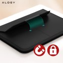 Alogy Torba na laptopa Alogy FlexCase Pro wielofunkcyjna rozkładana z podstawką i podkładką na myszkę do Macbooka 13/ 14" Czarna