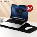 Alogy Torba na laptopa Alogy FlexCase Pro wielofunkcyjna rozkładana z podstawką i podkładką na myszkę do Macbooka 13/ 14" Czarna