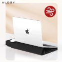 Alogy Torba na laptopa Alogy FlexCase Pro wielofunkcyjna rozkładana z podstawką i podkładką na myszkę do Macbooka 13/ 14" Czarna