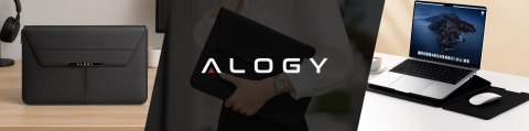 Alogy Torba na laptopa Alogy FlexCase Pro wielofunkcyjna rozkładana z podstawką i podkładką na myszkę do Macbooka 13/ 14" Czarna Alogy Torba na laptopa Alogy FlexCase Pro wielofunkcyjna rozkładana z podstawką i podkładką na myszkę do Macbooka 13/ 14" Czarna