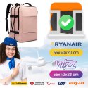 Bange Plecak podróżny Bange BackPack biznesowy plecak rozszerzalny Torba pojemna do laptopa 17.3" z portem USB Różowy