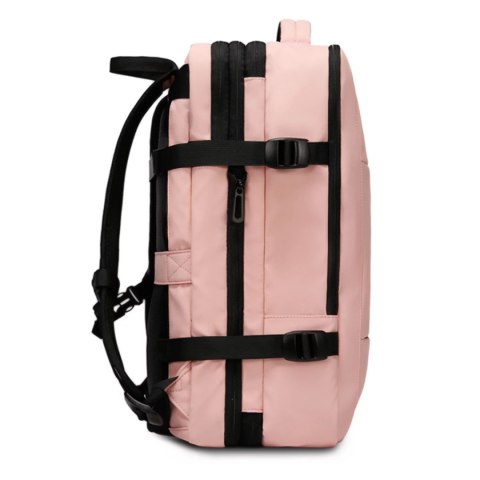 Bange Plecak podróżny Bange BackPack biznesowy plecak rozszerzalny Torba pojemna do laptopa 17.3" z portem USB Różowy Bange Plecak podróżny Bange BackPack biznesowy plecak rozszerzalny Torba pojemna do laptopa 17.3" z portem USB Różowy