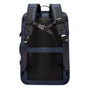 Bange Plecak wodoodporny Bange na laptopa 15.6" miejski podróżny 47x31x15-25 cm do pracy samolotu męski damski z portem USB Granatowy
