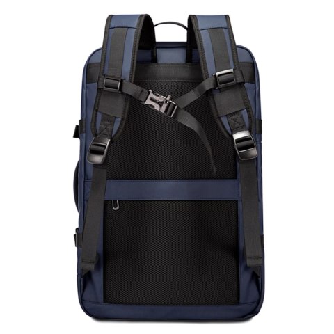Bange Plecak wodoodporny Bange na laptopa 15.6" miejski podróżny 47x31x15-25 cm do pracy samolotu męski damski z portem USB Granatowy Bange Plecak wodoodporny Bange na laptopa 15.6" miejski podróżny 47x31x15-25 cm do pracy samolotu męski damski z portem USB Granatowy