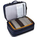 Bange Plecak wodoodporny Bange na laptopa 15.6" miejski podróżny 47x31x15-25 cm do pracy samolotu męski damski z portem USB Granatowy