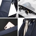 Bange Plecak wodoodporny Bange na laptopa 15.6" miejski podróżny 47x31x15-25 cm do pracy samolotu męski damski z portem USB Granatowy