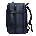 Bange Plecak wodoodporny Bange na laptopa 15.6" miejski podróżny 47x31x15-25 cm do pracy samolotu męski damski z portem USB Granatowy