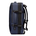 Bange Plecak wodoodporny Bange na laptopa 15.6" miejski podróżny 47x31x15-25 cm do pracy samolotu męski damski z portem USB Granatowy