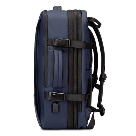 Bange Plecak wodoodporny Bange na laptopa 15.6" miejski podróżny 47x31x15-25 cm do pracy samolotu męski damski z portem USB Granatowy Bange Plecak wodoodporny Bange na laptopa 15.6" miejski podróżny 47x31x15-25 cm do pracy samolotu męski damski z portem USB Granatowy