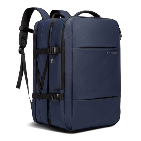 Bange Plecak wodoodporny Bange na laptopa 15.6" miejski podróżny 47x31x15-25 cm do pracy samolotu męski damski z portem USB Granatowy Bange Plecak wodoodporny Bange na laptopa 15.6" miejski podróżny 47x31x15-25 cm do pracy samolotu męski damski z portem USB Granatowy